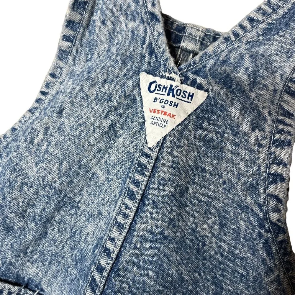 Vintage Oshkosh B’Gosh Acid Wash Jean Overalls‎